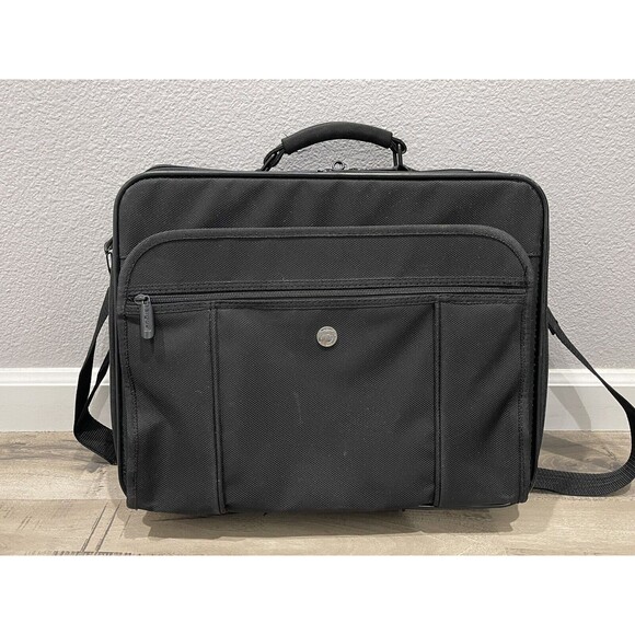 Targus Laptop Bag TVR300-10 15.4 Premiere Canvas Notebook Tablet Case - Picture 1 of 8
